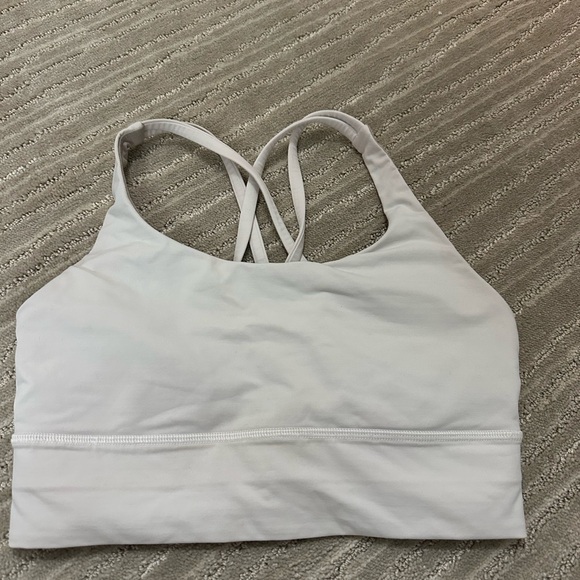 lululemon athletica Other - Lululemon Women's White Longline Energy Bra